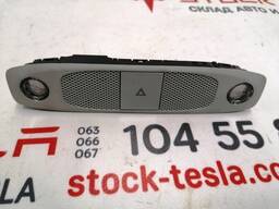 Beleuchtungspanel mit Mikrofon und Frontalarmtaste (komplett) Tesla Modell 3 1092573-00-K