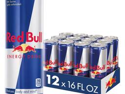 RED BULLs Energy Drink 250ml blue silver can sport power boos