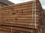 Durable Railroad Sleeper Rail Wooden Sleepers Railway Use Rail Wooden Sleepers For Sale - фото 2