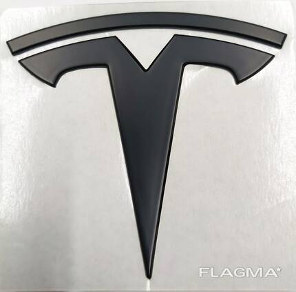 Emblem "T" Kofferraumdeckel SCHWARZ MATT NEU Tesla Model 3 1494950-00-A
