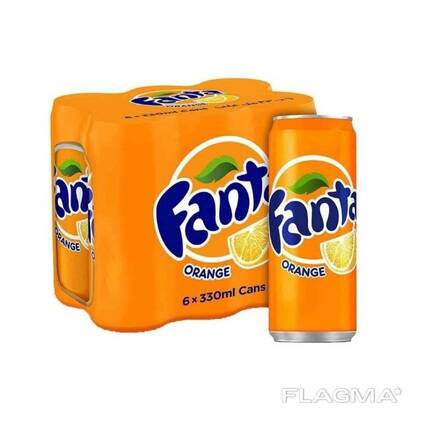 Factory Direct Sales Fanta Soda 330mL*24 Cans Of Various Fruit-Flavored Drinks