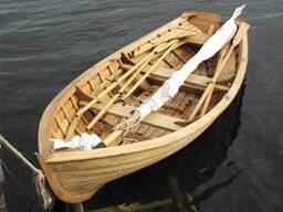 Fan-der-Flit wooden rowboat