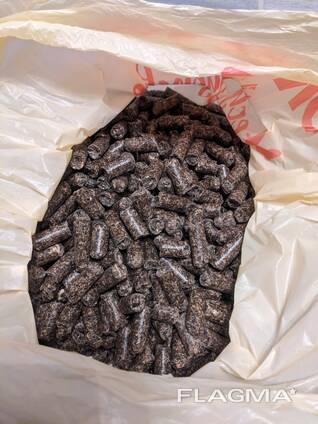 Fuel pellets from sunflower husks