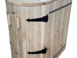 Mini sauna Cedar, phito barrel sauna with steam generator - фото 2