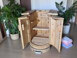 Mini sauna Linden, phito barrel sauna with steam generator - фото 2