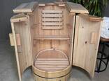 Mini sauna Linden, phito barrel sauna with steam generator - фото 6