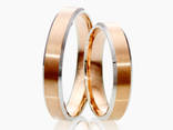 Обручальные кольца с комбинированными цветами золота. - фото 6