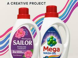 SAILOR Cherry Blossom Sage Laundry Detergent 1000 ml by Global Chemia Group
