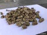 Bedding for farm animals, straw granulate - фото 1