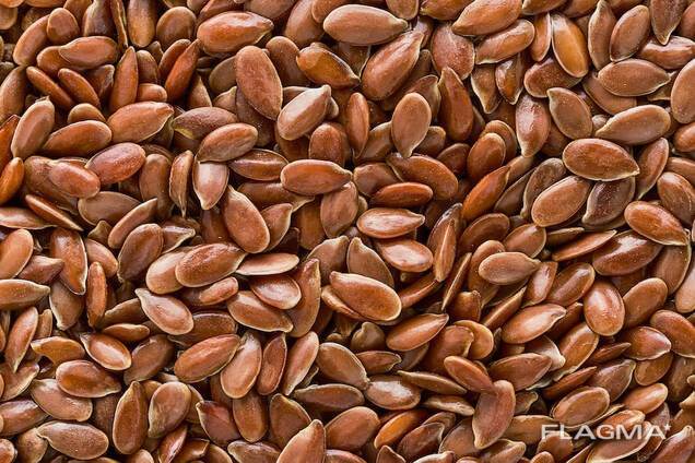 We sell brown flax.
